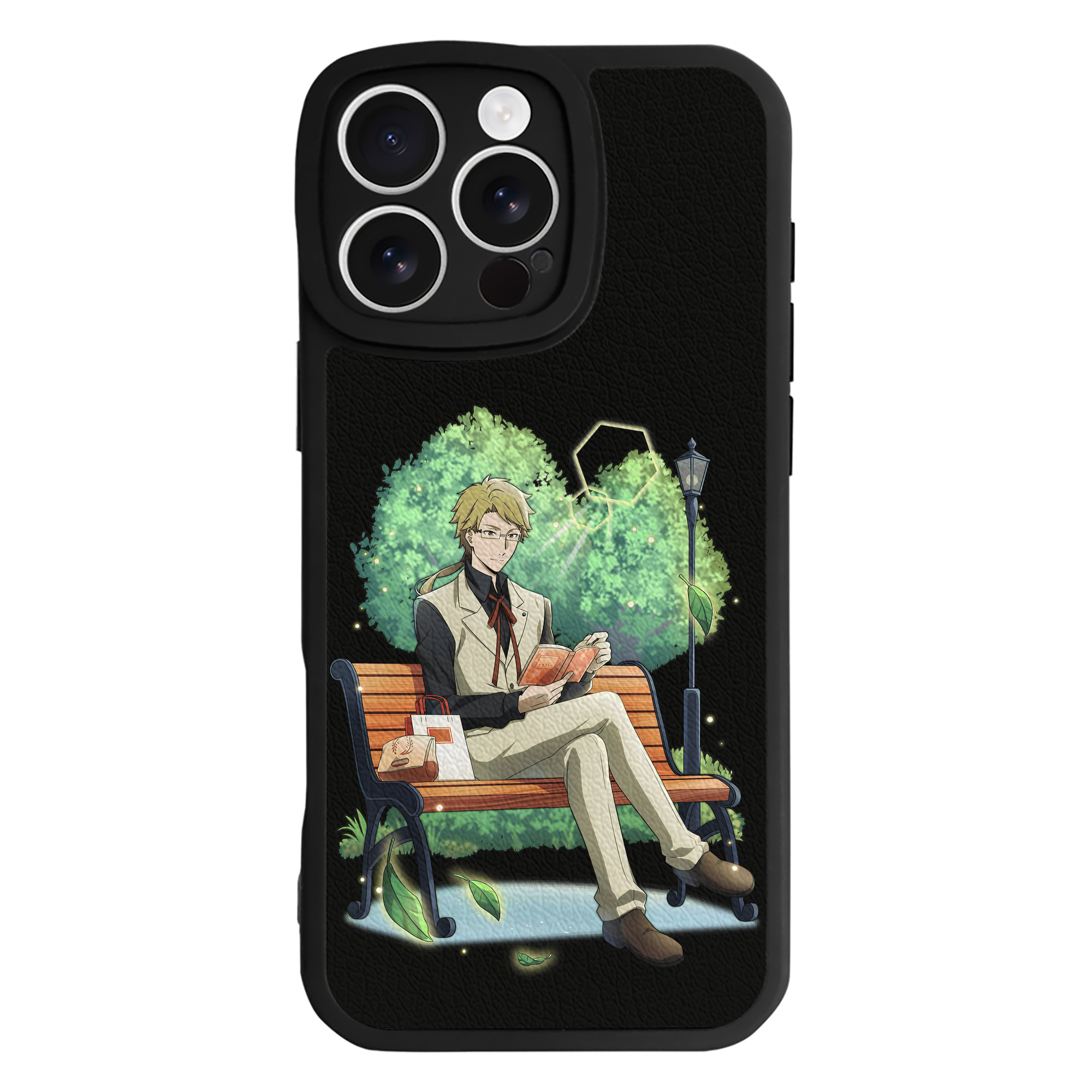 （画像用） 文豪ストレイドッグス Bungo Stray Dogs 【iPhone 16シリーズ対応】シリコンスマホケース（レザー調） 材質：シリコン